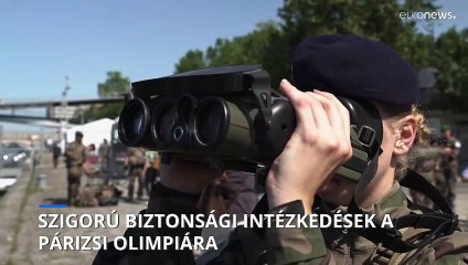 Már javában zajlanak a párizsi olimpia jövő pénteki megnyitójának előkészületei