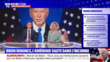 Retrait de Joe Biden: après avoir reçu le soutien du président sortant, Kamala Harris déjà en campagne