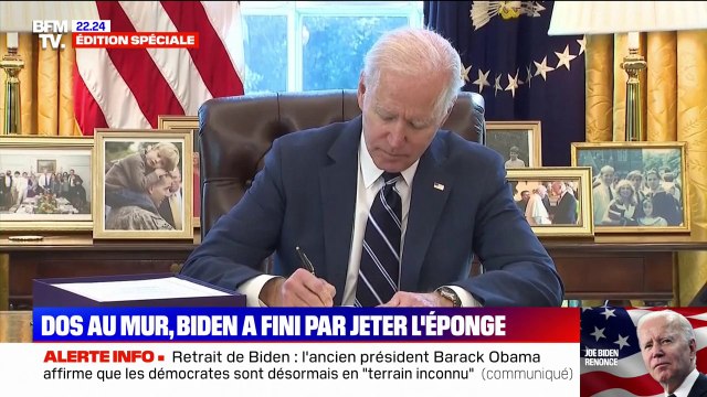 Retrait de Joe Biden: retour sur la décision historique du président sortant des États-Unis