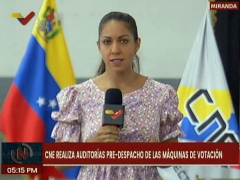 CNE presenta balance de las 10 auditorías pre-despacho de las máquinas de votación