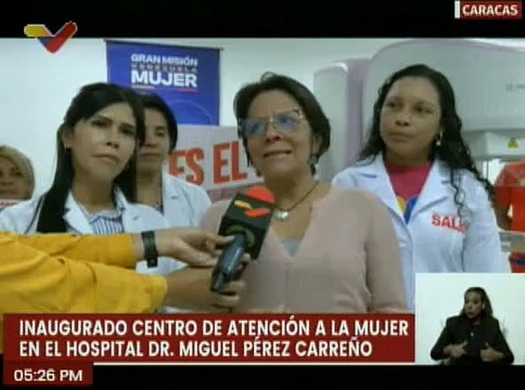 Autoridades nacionales inauguran Centro de Atención a la Mujer en el Hosp. Dr. Miguel Pérez Carreño