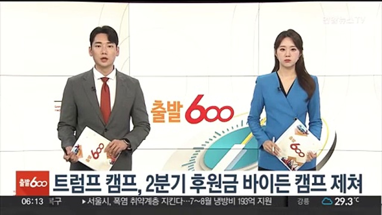 트럼프 캠프 올 2분기 후원금, 바이든 측 제쳐