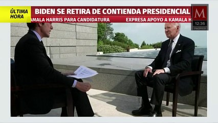 Bill Clinton expresa su apoyo a Joe Biden tras renunciar a la candidatura