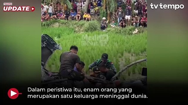Satu Keluarga Tewas Usai Mobil Ditabrak Kereta di Deli Serdang Sumatera Utara