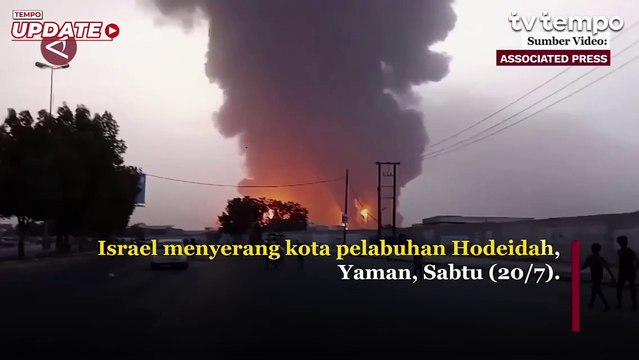 Israel Serang Balik Kelompok Houthi, Incar Pemukiman Kota Pelabuhan