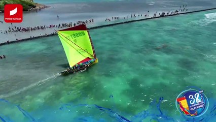 EN IMAGES. Tour des Yoles : la dernière étape à revivre ... depuis le ciel !