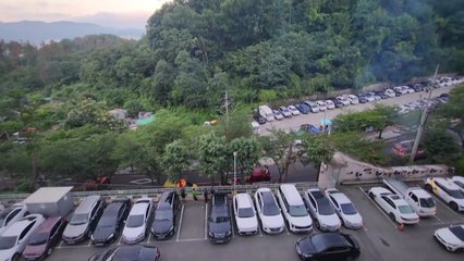 경남 밀양 교동 일대 정전..."전선에 까마귀 부딪쳐" / YTN