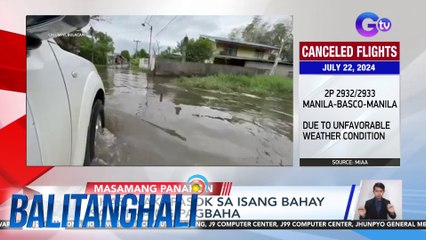 Ilang kalsada, binaha; mga pasahero at motorsita, naperwisyo | Balitanghali