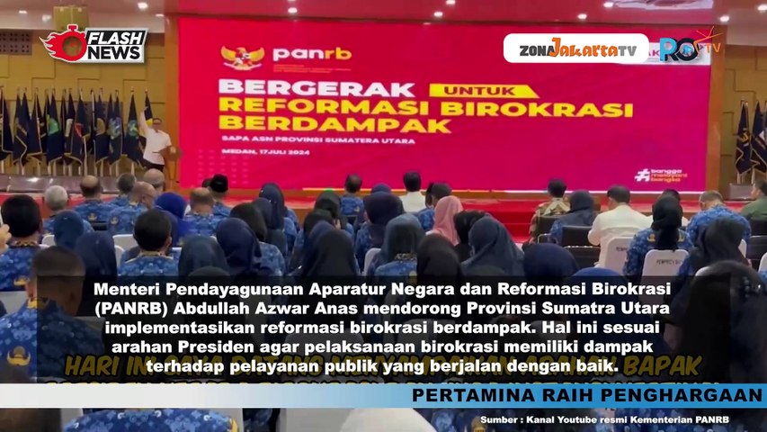 BERKUNJUNG KE MEDAN, MENTERI PANRB DUKUNG PROVINSI SUMATERA UTARA IMPLEMENTASIKAN BIROKRASI BERDAMPAK