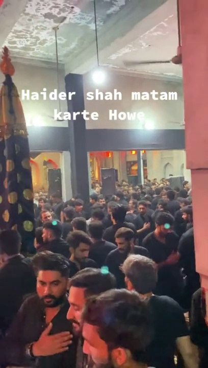 Haider Shah matam Rajab's Family