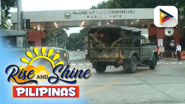 Seguridad sa labas ng Batasang Pambansa ngayong #SONA2024, mahigpit na