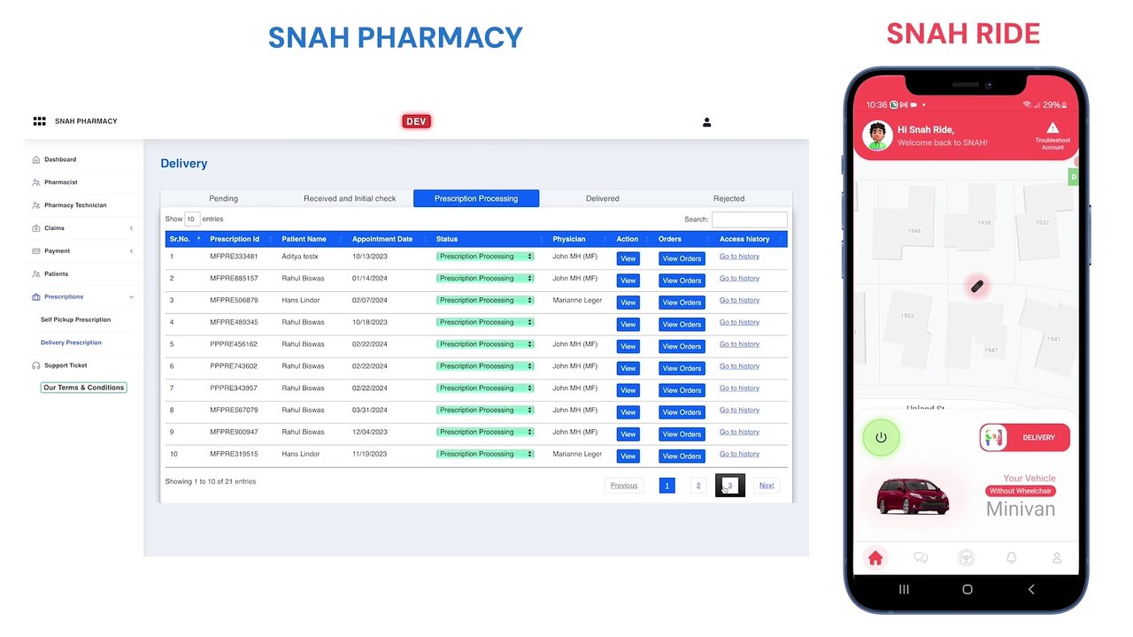 Prescription Delivery​