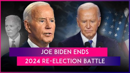 Joe Biden Ends 2024 Re-Election Campaign Against Trump, Endorses Kamala Harris For Presidential Race