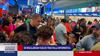 Se regularizan los vuelos tras las falla informática de Microsoft