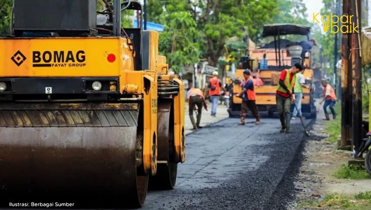 RUAS JALAN CARINGIN-CIDAHU SUKABUMI DIPERBAIKI, MOBILITAS MASYARAKAT MAKIN LANCAR