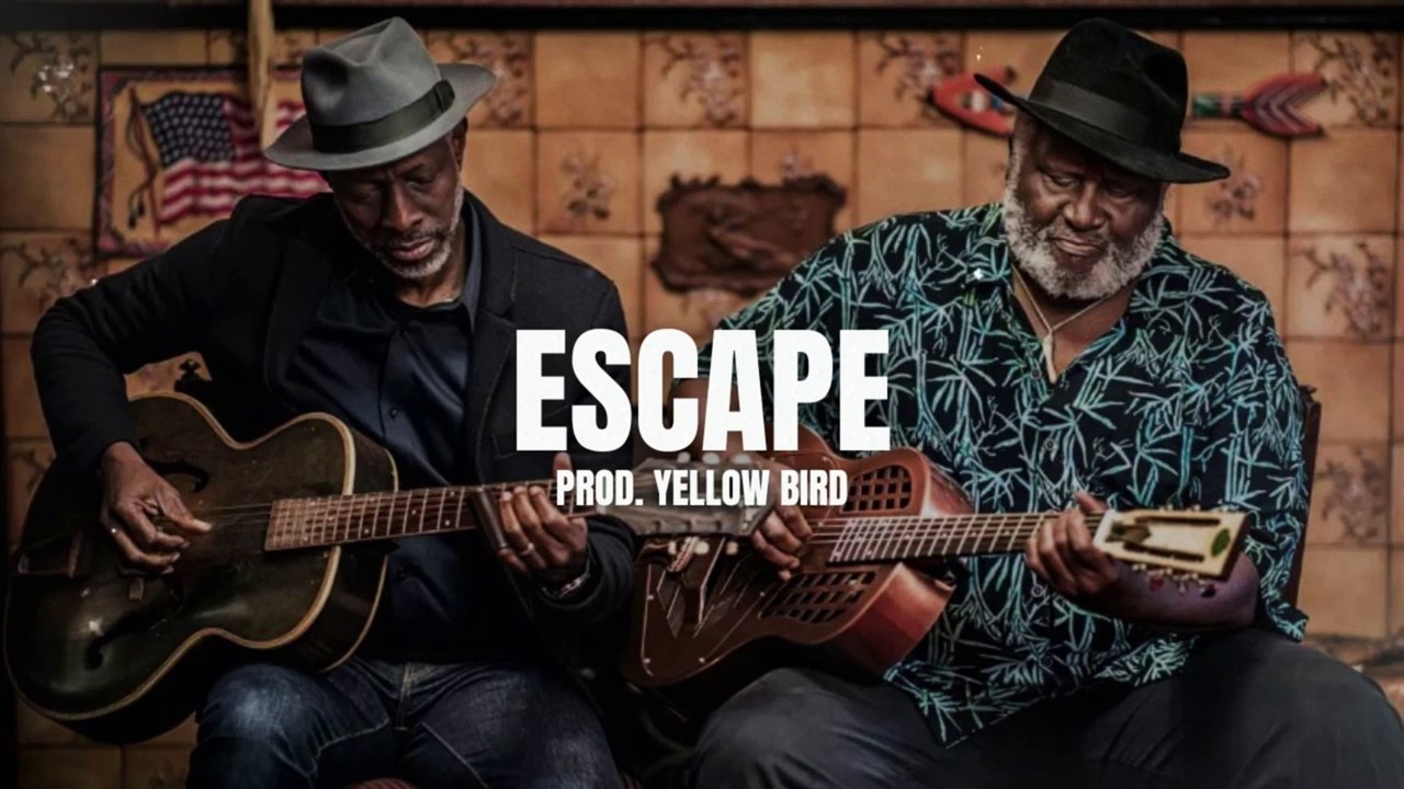 Guitar Blues Beat - "Escape" Slow Instrumental (Prod. Yellow Bird)
