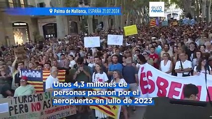 Miles de personas exigen en Mallorca 'menos turismo y más vida' ante la masificación turística
