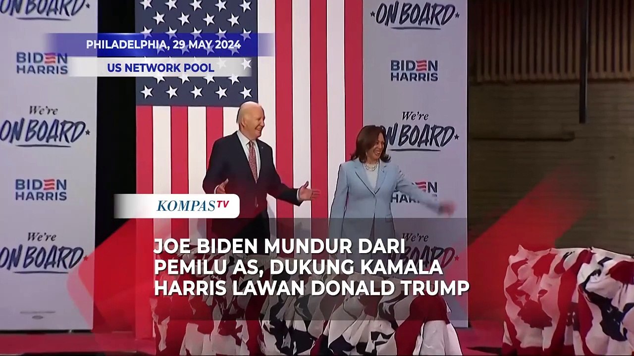 Joe Biden Mundur dari Pilpres AS, Dukung Kamala Harris Lawan Donald Trump