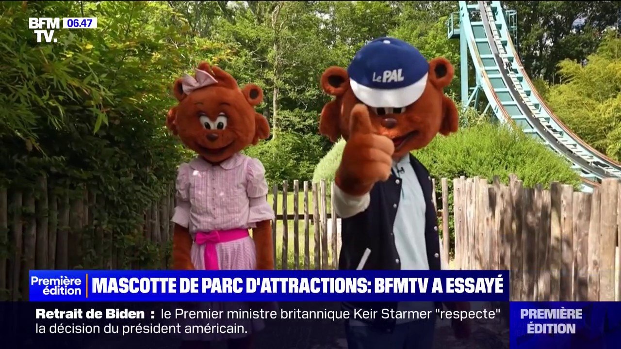Métiers insolites de l'été: dans la peau d'une mascotte de parc d'attractions
