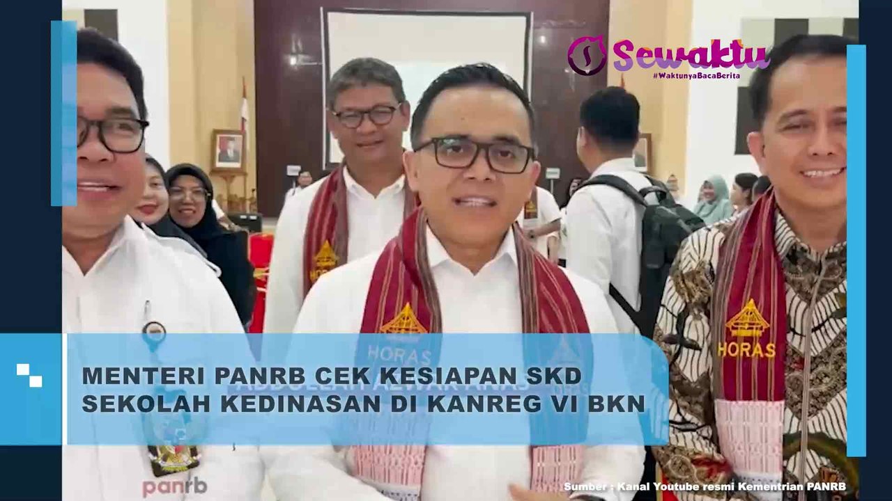 Menteri PANRB Tinjau Kesiapan SKD Sekolah Kedin...