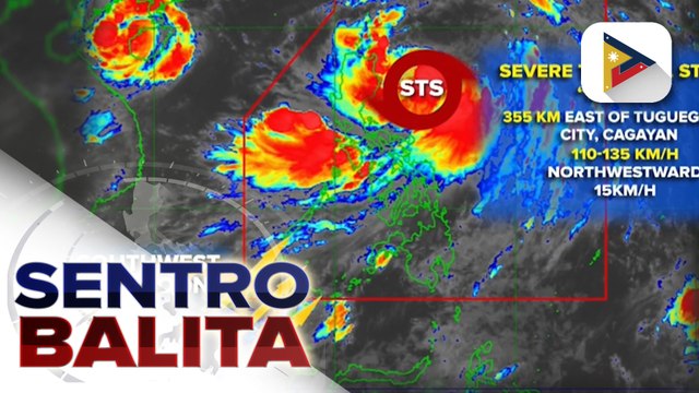 Bagyong #CarinaPH, naging severe tropical storm na at pinalalakas ang Habagat