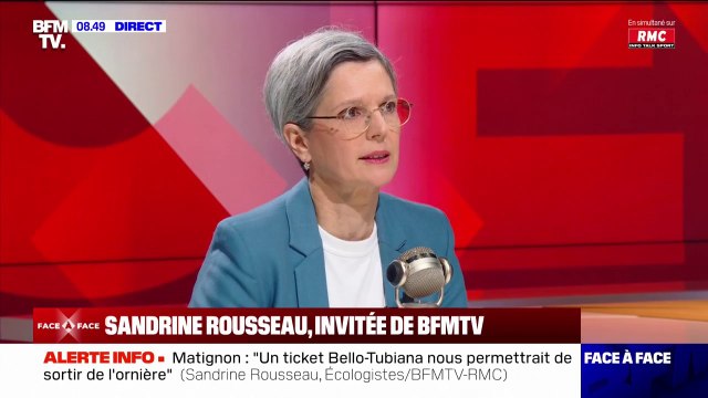 Athlètes israéliens aux JO: pour Sandrine Rousseau, il faut une position internationale et ce n'est pas aux sportifs israéliens de subir cela