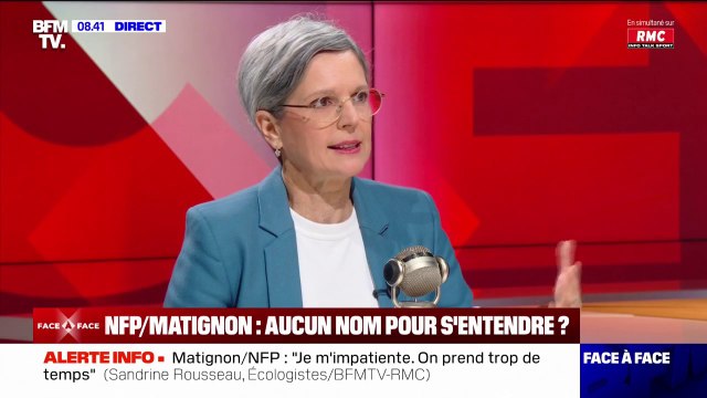Matignon: Sandrine Rousseau estime qu'un ticket Huguette Bello-Laurence Tubiana permettrait de sortir de l'ornière