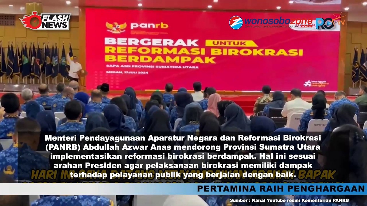 Berkunjung ke Medan, Menteri PANRB Dukung Provinsi Sumatra Utara Implementasikan Birokrasi Berdampak