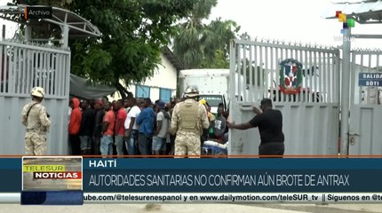 Alerta en Haití por brote de Ántrax