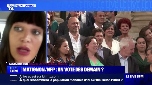 Matignon: Alma Dufour (LFI) estime qu'un ticket n'est pas une mauvaise option