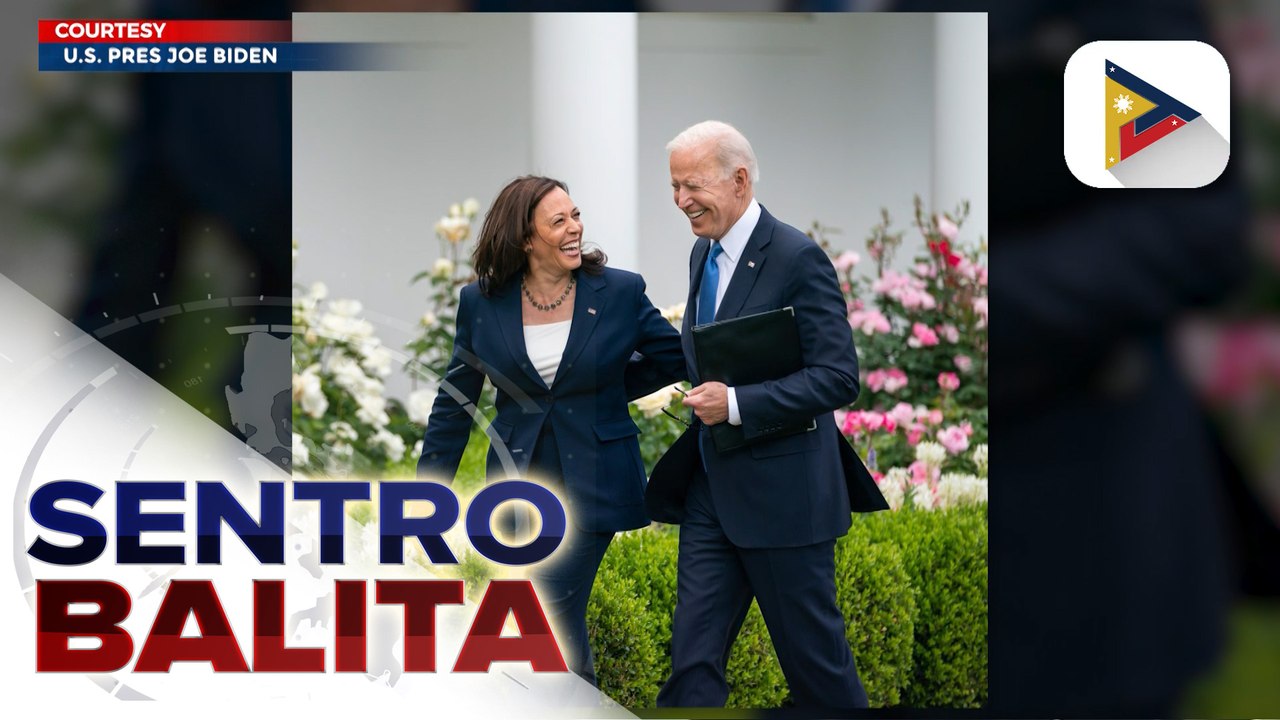 U.S. Vice Pres. Kamala Harris, inendorso ni Pres. Biden sa presidential race;