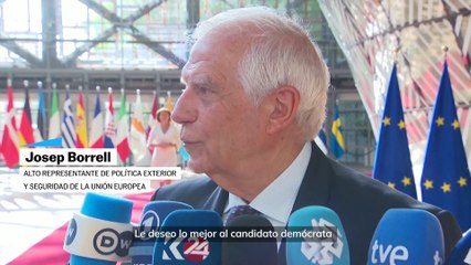 Borrell: "No creo que nuestra función sea decirle a los americanos qué tienen que hacer"