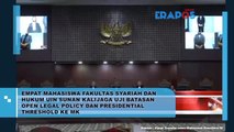 Empat Mahasiswa Fakultas Syahriah Dan Hukum Uin Sunan Kalijaga  Uji Batasan Open Legal Policy dan Presidential Threshold Ke MK
