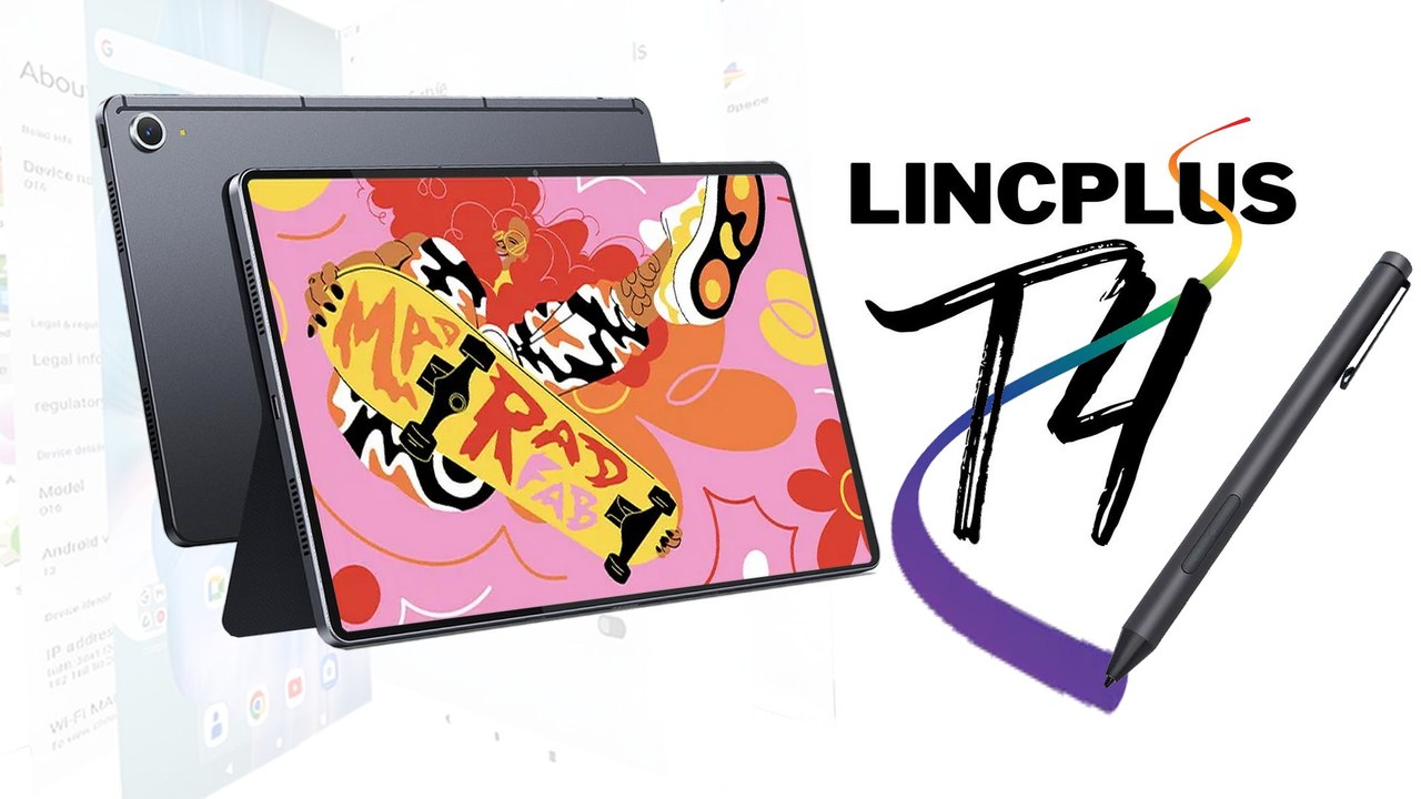 LINCPLUS T4 : Tablette avec STYLET WACOM abordable - TEST