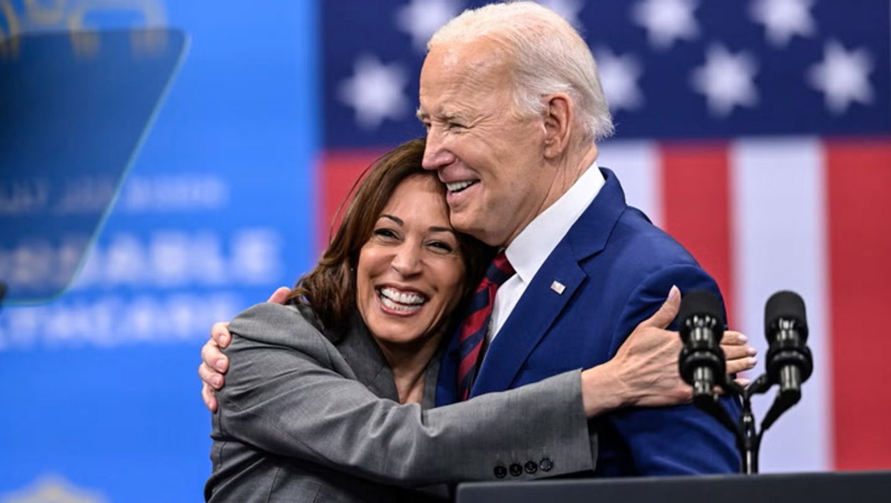 Kamala Harris shares interview with 13-year-old hours before Joe Biden endorses presidential run
