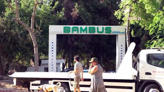 Bambus plajında araç işgali sona erdi