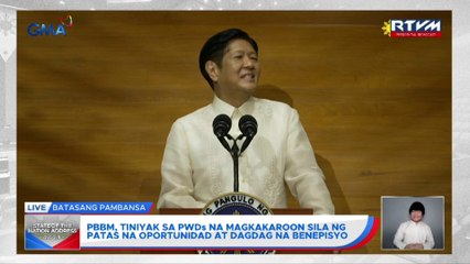 Programa para sa mga PWD, ibinida ni Pangulong Marcos sa kaniyang #SONA2024