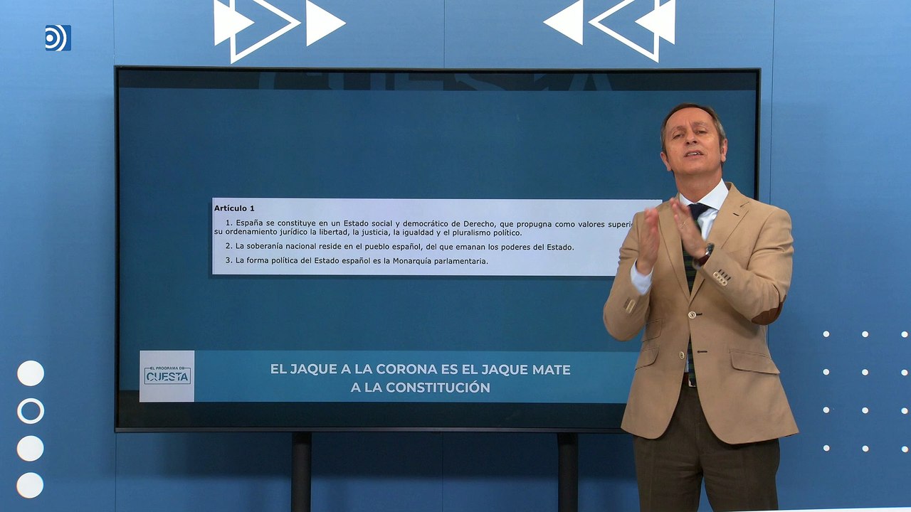 (ENLATADO) El jaque a la Corona es el jaque mate a la Constitución