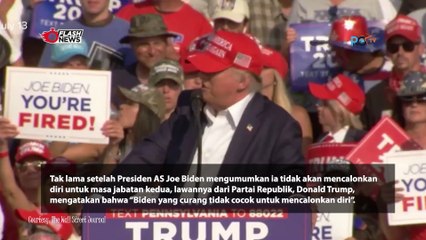 BEGINI TANGGAPAN TRUMP TERHADAP MUNDURNYA BIDEN
