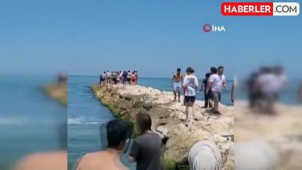 Bursa'da denizde can pazarı: 13 yaşındaki çocuk yoğun bakımda