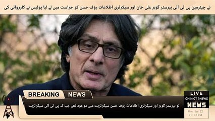 Zionist police of Pakistan detained Chairman