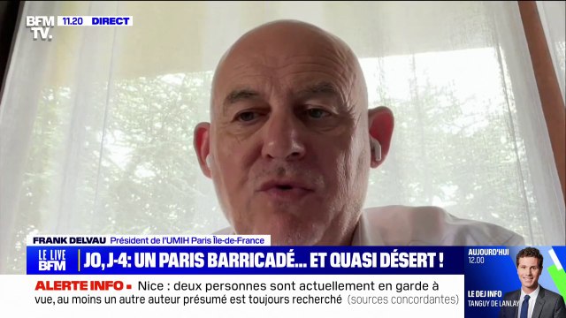 JO de Paris 2024: On se sent abandonnés déplore Franck Delvau (Union des métiers de l'Industrie et de l'Hôtellerie)