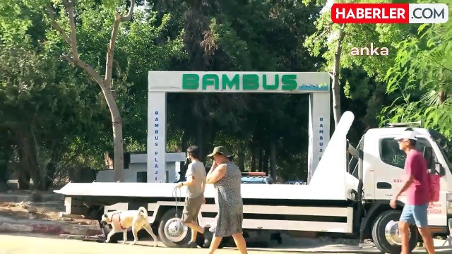 Muratpaşa Belediyesi'nin Bambus Plajı İşgali Son Buldu