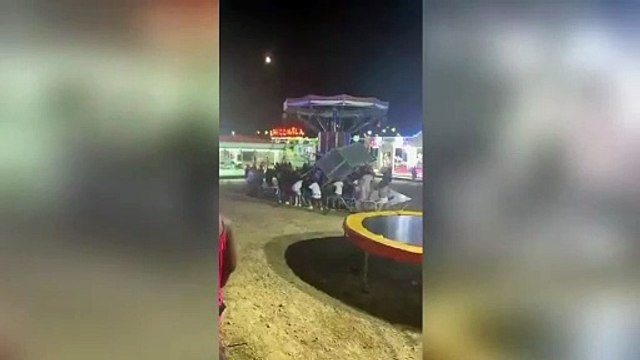 Il crollo della giostra al luna park di Gallipoli: il video pochi istanti dopo l'incidente