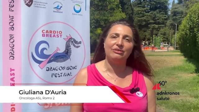 D'Auria (ASL RM2): Prevenzione e Riabilitazione Essenziali per le Donne Operate al Seno al CardioBreast Dragon Boat Festival