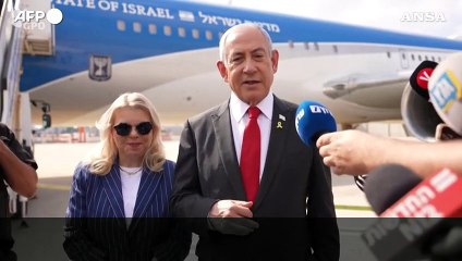 Netanyahu vola negli Usa: "Noi alleati sempre, ringraziero' Biden"