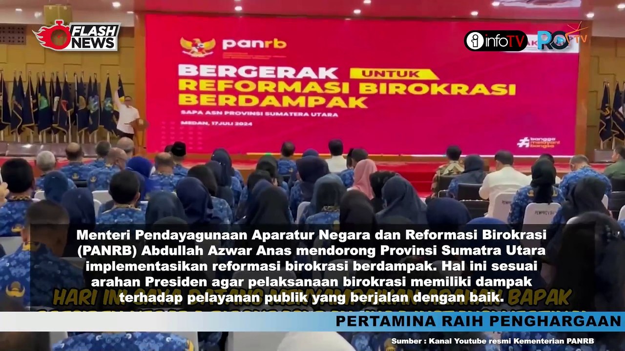 BERKUNJUNG KE MEDAN, MENTERI PANRB DUKUNG PROVINSI SUMATRA UTARA IMPLEMENTASIKAN BIROKRASI BERDAMPAK