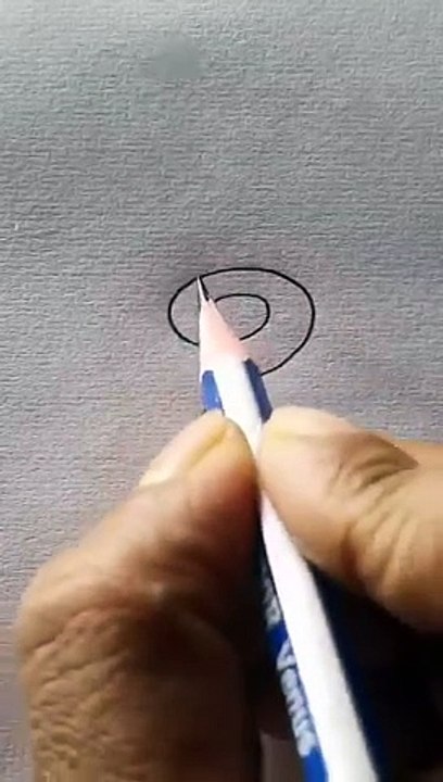 Easy way to draw rose