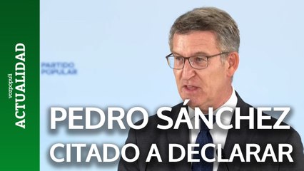 Feijóo, por la declaración de Sánchez: "Qué imagen de país da"