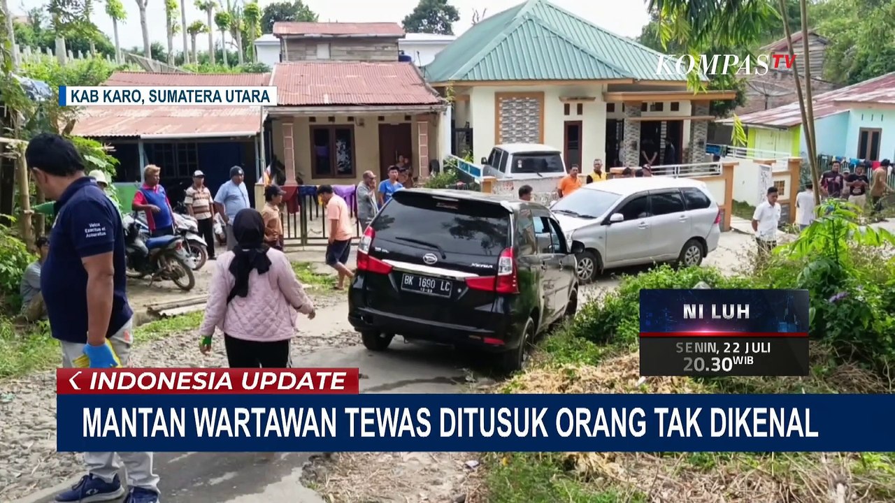 Geger! Mantan Wartawan di Karo Tewas Ditusuk Orang Tak Dikenal di Depan Rumahnya